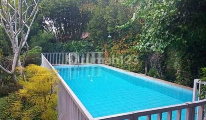 Villa Hijau 1500m Godean, Rumah Kolam Renang Menawan, Wates Kulon Progo Dekatan