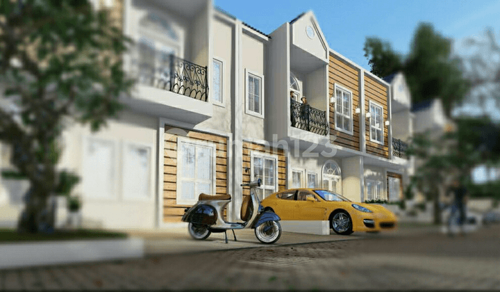 rumah Ciputat 2 lantai tanpa DP, dekat pintu toll, KRL dan MRT