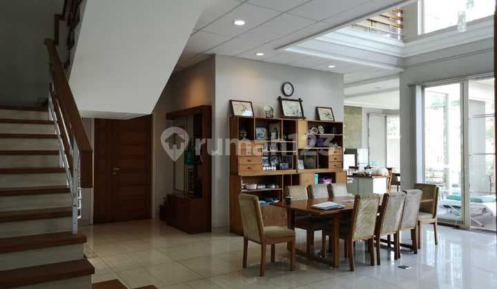 house with lake view in new city parahyangan