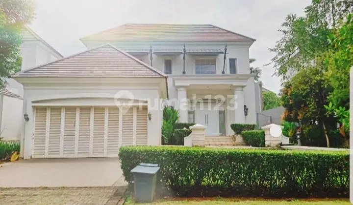 Rumah Sultan di De maja, De Park, BSD | Taman Luas | Kolam Renang Pribadi | Siap Huni