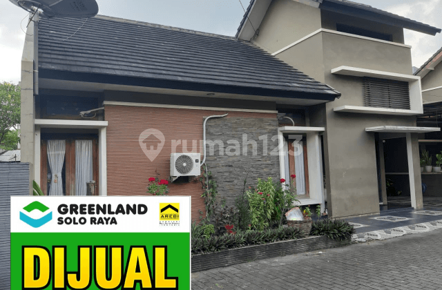 RUMAH APIK LUAS DI CLUSTER GENTAN SOLO