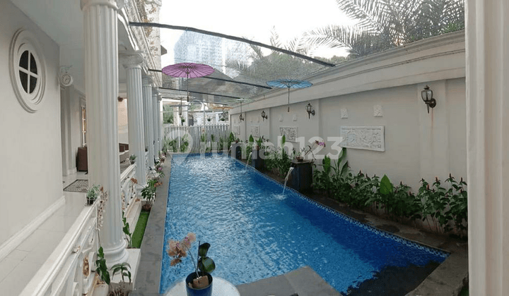For Rent Beautiful House in Lebak Bulus - Luxurious, Wide Road, Safe, Quiet, Green