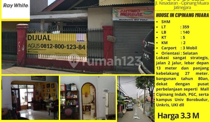 For Sale Old Cheap House Cipinang Muara - Jatinegara