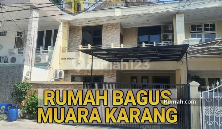 Rumah Bagus Muara Karang Blok Favorit Jalan Besar Siap Pakai