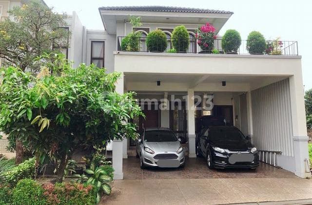 rumah shm. strategis dekat sekolah al-azhar, taman kota 1, di anthea puspitaloka bsd city, siap huni