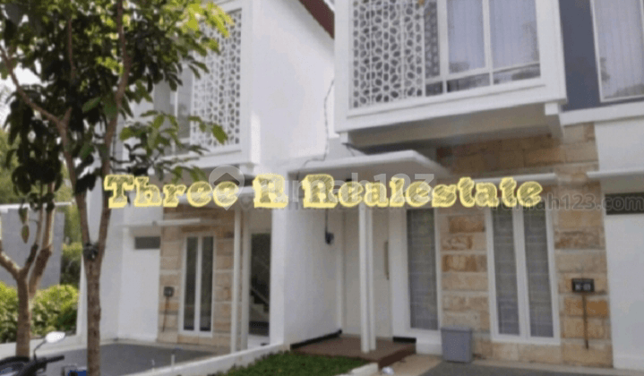 Rumah design town house carport muat 2 mobil harga terjangkau