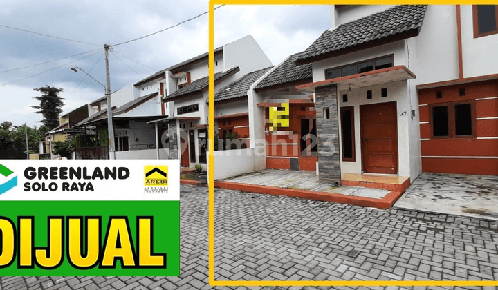 RUMAH MURAH 2 LANTAI DI PERUMAHAN CLUSTER 1 PINTU DI KARTASURA SOLO