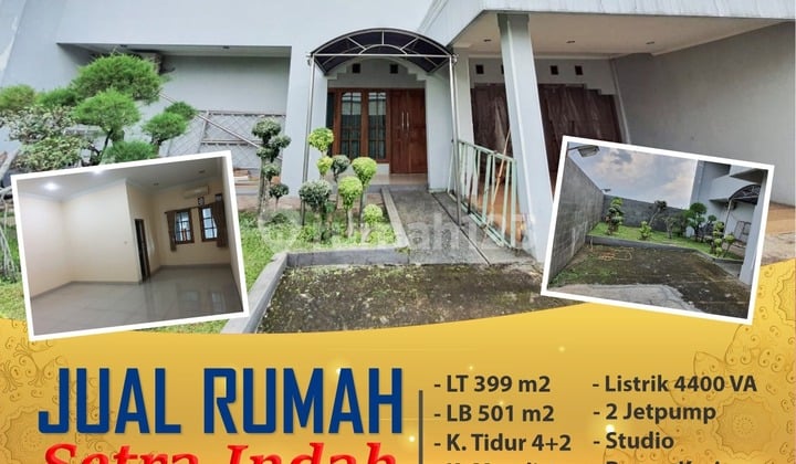 Turun Harga, Rumah Indah di Setra Indah, Bandung, Lb 501