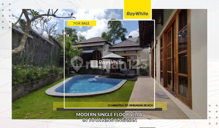 Modern Single Floor Villa In Toya Ning Ungasan