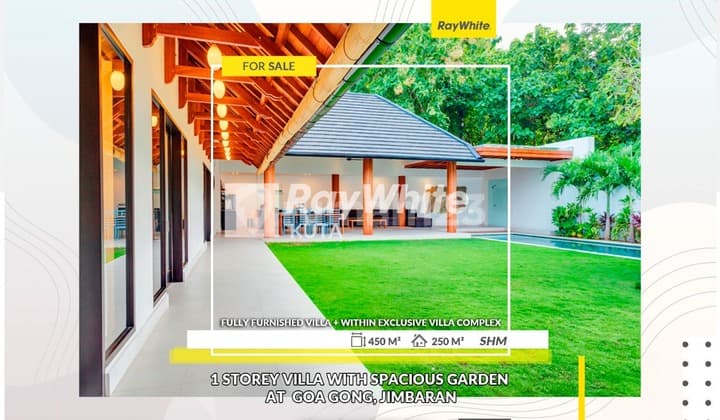 1 Storey Villa with Spacious Garden at Tiara Nusa, Goa Gong, Jimbaran