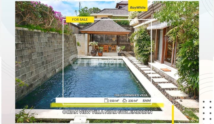 For Sale Ocean View Villa Near GWK Jimbaran