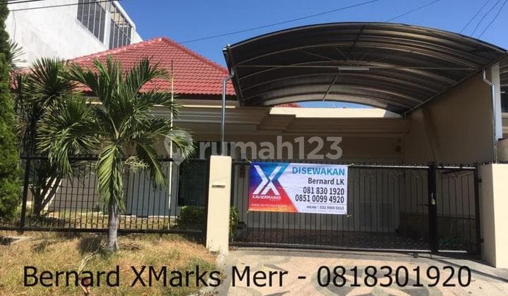 Disewakan Rumah Siap Huni Terawat Raya Sutorejo Prima