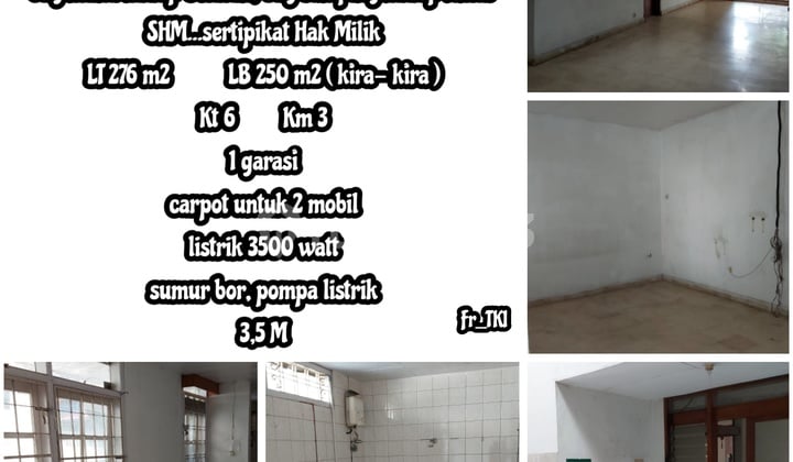 Corner house in a strategic location, Buah Batu, Bandung, negotiable price until deal.