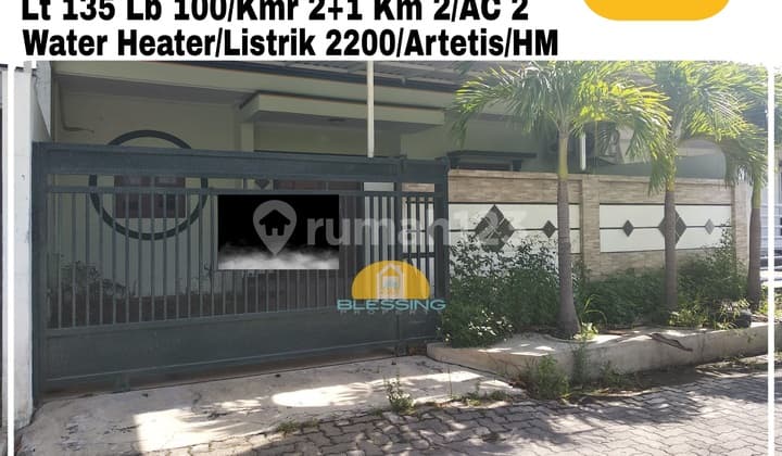 Rumah hunian tengah kota siap pakai