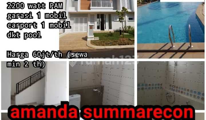 Rumah Bangunan Baru 100 % Summarecon Bandung Cluster Amanda