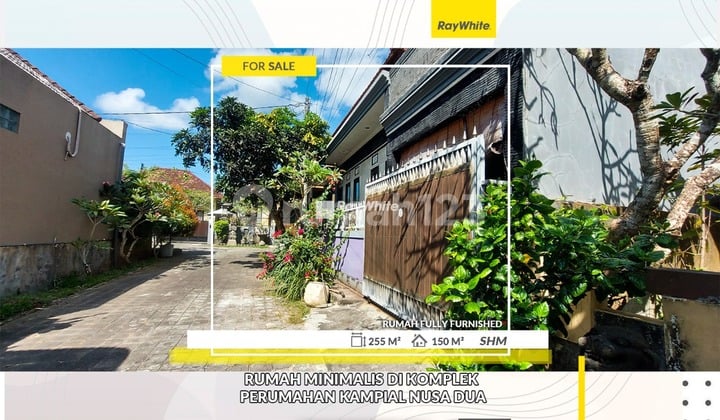 minimalist house in the Kampial Nusa Dua Housing Complex
