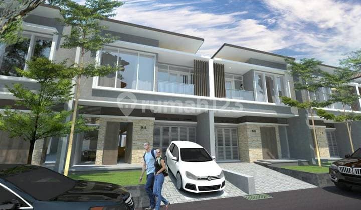 Rumah Cantik Modern Kondisi Bangunan Baru Di Sukamanah
