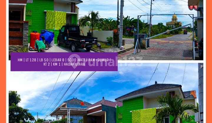 Ready-to-occupy house in East Semarang, wide road.
