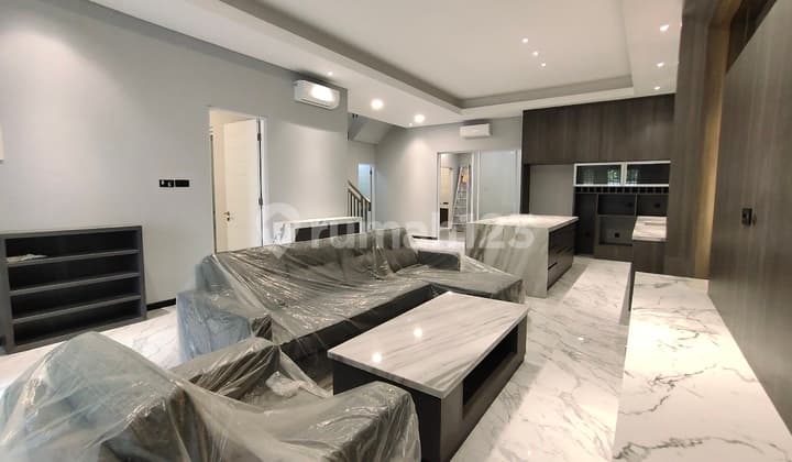 Rumah baru rugi dharmahusada wisma permai full furnished lux belum pernah ditempati