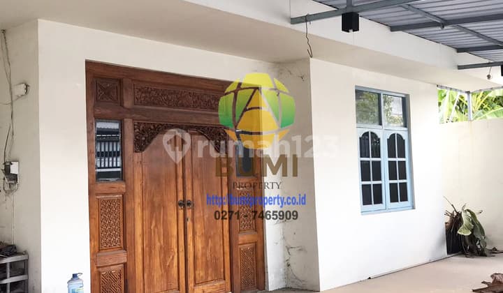 Rumah solo baru siap pakai area bisnis