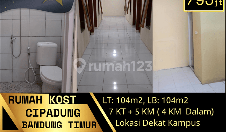 Rumah Kost Cipadung, Bandung Timur, Lokasi Strategis !!
