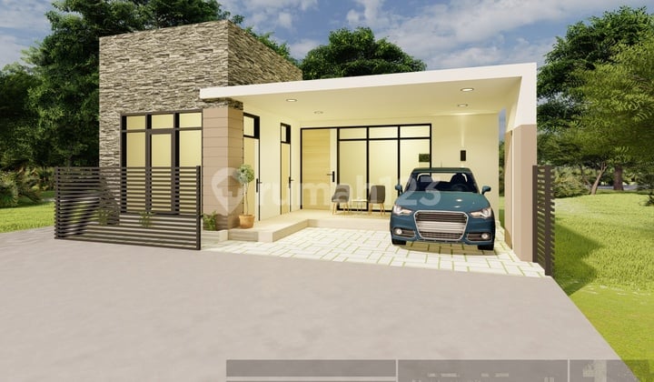 Rumah 100% baru dibangun.