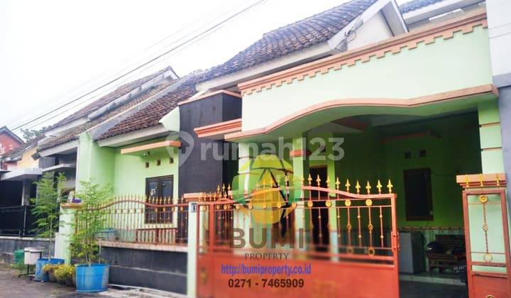 Rumah Kartasura siap pakai dekat exit tol