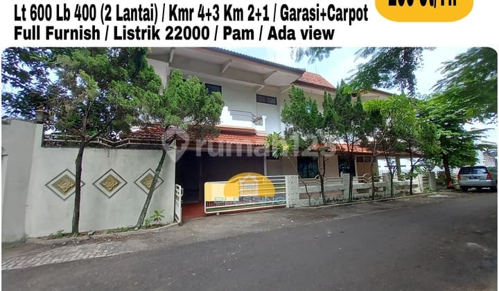Disewakan rumah view kota semarang hunian tenang nyaman