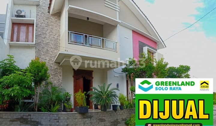 RUMAH MEWAH 2 LANTAI PLUS KOLAM RENANG DI KLODRAN COLOMADU SOLO