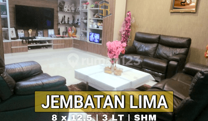 DIJUAL RUMAH BENTUK RUKO DI JEMBATAN LIMA, JALAN 2 MOBIL