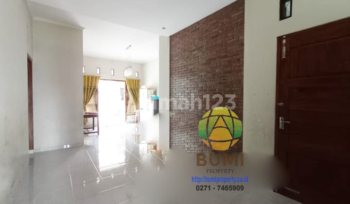 Rumah gonilan kartasura siap huni