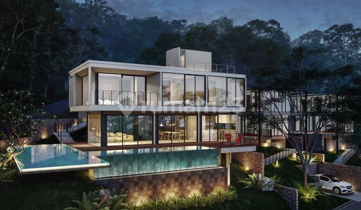 RUMAH VILA MEWAH MODEREN ADA KOLAM RENANG PRIBADI DI AREA DAGO