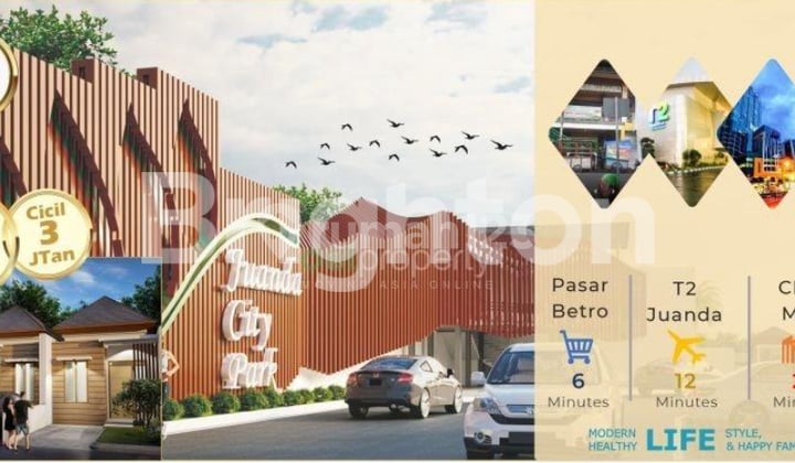 NEW MINIMALIS JUANDA CITY PARK DGN FASILITAS MEWAH