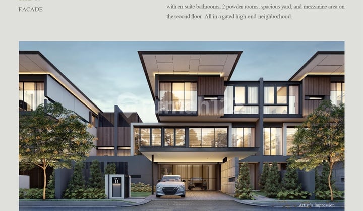 Rumah Mewah Lyndon at NavaPark BSD, Type 15 R, Huk, Full Furnish, Siap Huni, Rumah Contoh