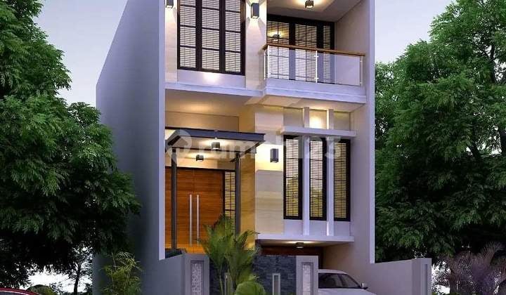 Rumah Tengah Kota Makassar 3 Lantai Griya Panakukang Hertasning 5 KT 4 KM