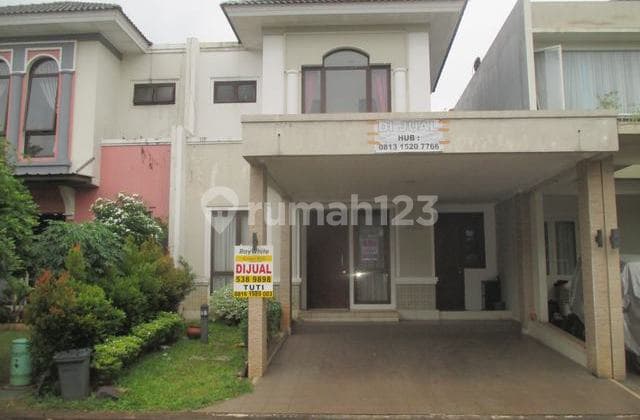 rumah di puspita loka anthea bsd city, stategis dekat sekolah al-azhar, taman kota 1, tengah kota, harga bagus, siap huni