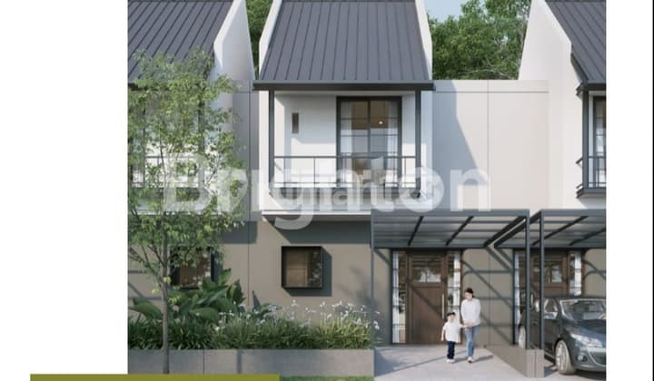 LANGKA RUMAH GRAHA NATURA ALAMANDA TIPE DELONIX SIAP HUNI