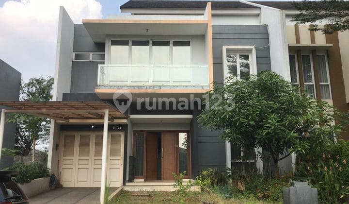 Cluster mandiri sutera onyx luas 10x23m,semi furnish, Hadap Utara bagus
