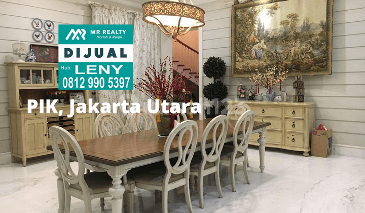 LUXURY 2.5-STORY HOUSE + BASEMENT IN PANTAI INDAH KAPUK, NORTH JAKARTA