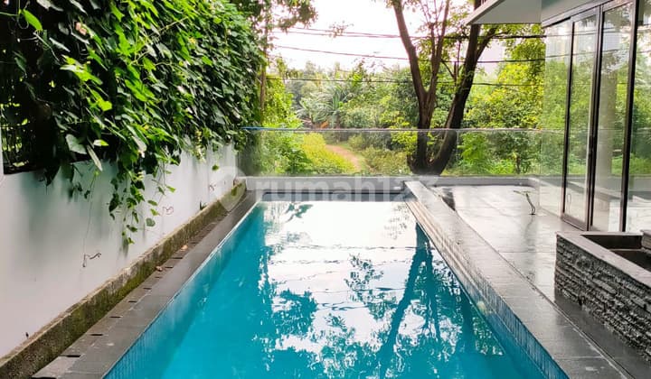 Rumah Baru Mewah di kemang Selatan Jakarta 4 Lantai With Lift And Private Pool
