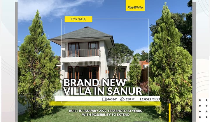 New Leasehold Villa in Sanur with Modern Style