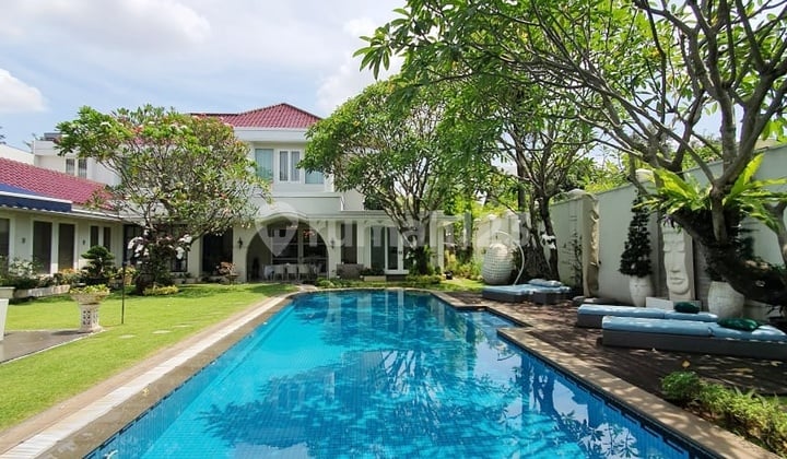 PRESTIGE LOCATION IN PERMATA HIJAU, LUXURY HOUSE WITH IMPORTED INTERIOR