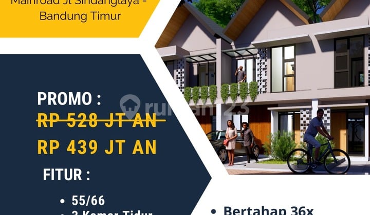 Sisa 1 unit 241JT Kavling Villa Tropis City View Kota Bandung