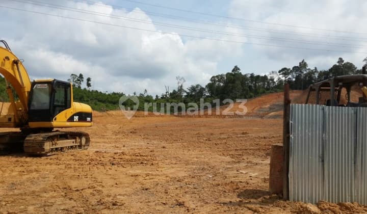 Tanah jalan poros KM 13 Kawasan Industri Balikpapan harga murah