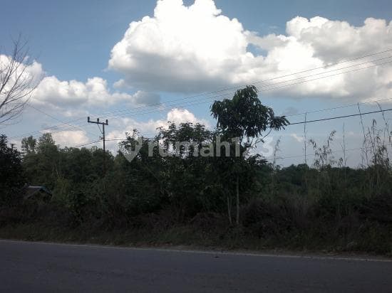 Tanah 6385M2 Lebar 40 M Pinggir Jalan Poros Batakan Balikpapan