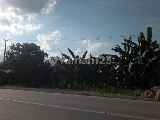 Tanah 2580 m2 Lebar 43 m Pinggir Jalan Poros Batakan Balikpapan (IDKI01)