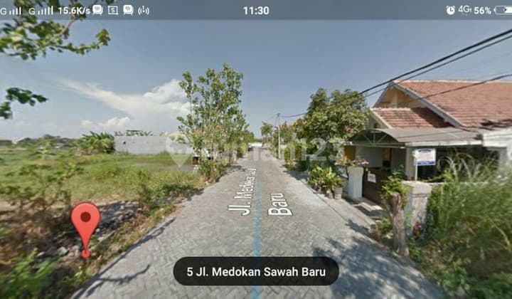 Tanah Medokan Sawah Baru cocok buat rumah atau gudang