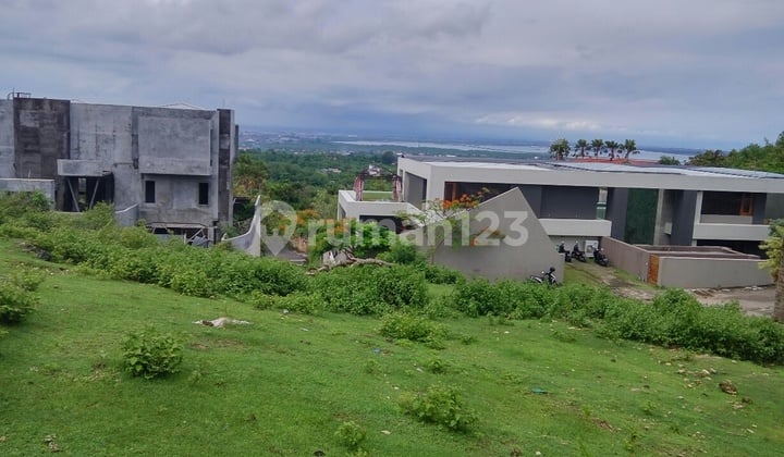 Spectacular Land Full View 90° sea, Airport, Bali Mandara Toll, foot of Bali island located in the highest area in the GoaGong area