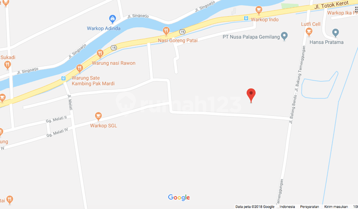 Tanah Industri Bakung Temenggungan, Balongbendo, Sidoarjo