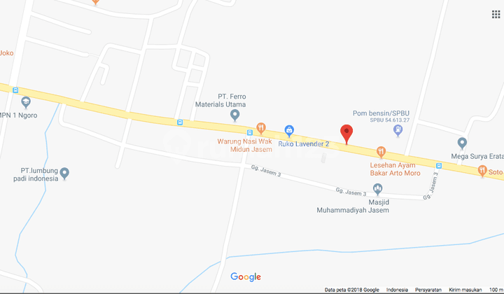 Tanah Industri Jasem, Ngoro, Mojokerto